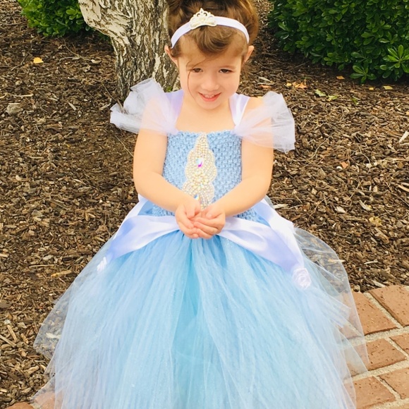 CINDERELLA couture tutu dress/costume - Picture 1 of 8